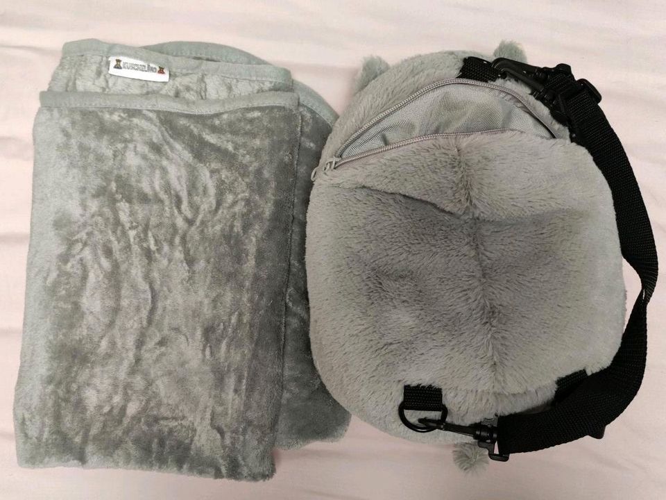 *NEU* 3in1-Rucksack inkl. Decke, Kuschelino, Hamster in Weinböhla