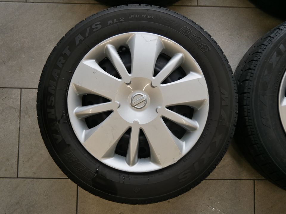 Nissan Räder Reifen mit Stahlfelgen Ganzjahr Winter 175/70R14C in Seevetal