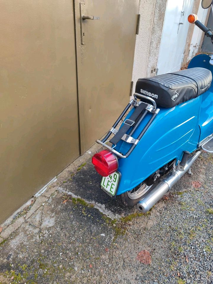 Simson Schwalbe Kr 51 /2 KBA Papiere in Mühlhausen