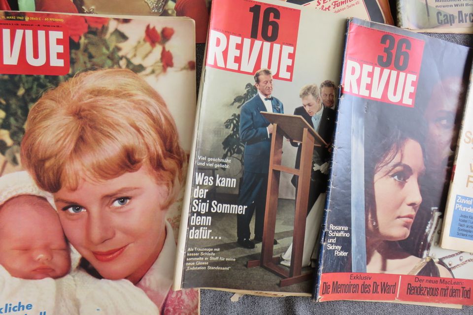 Alte REVUE  10 X  Zeitschriften 1958 bis 1963 in Johanniskirchen