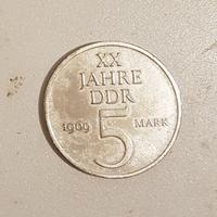 DDR 5 Mark Nickel-Probe 1969 auf XX Jahre DDR Hessen - Wiesbaden Vorschau