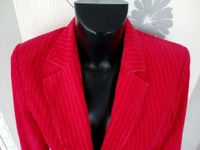 Blazer Baumwolle Cord rot Gr 36 Niedersachsen - Damme Vorschau