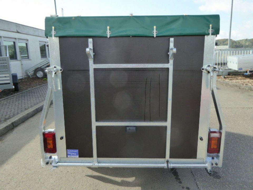 Kleinviehanhänger Schafe Ziegen Agra 252x125x120cm Kombi-Heckrampe/-tür 1,3 t VORRÄTIG in Wittlich