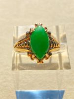 14K Gelbgold Jade Ring Baden-Württemberg - Sigmaringen Vorschau