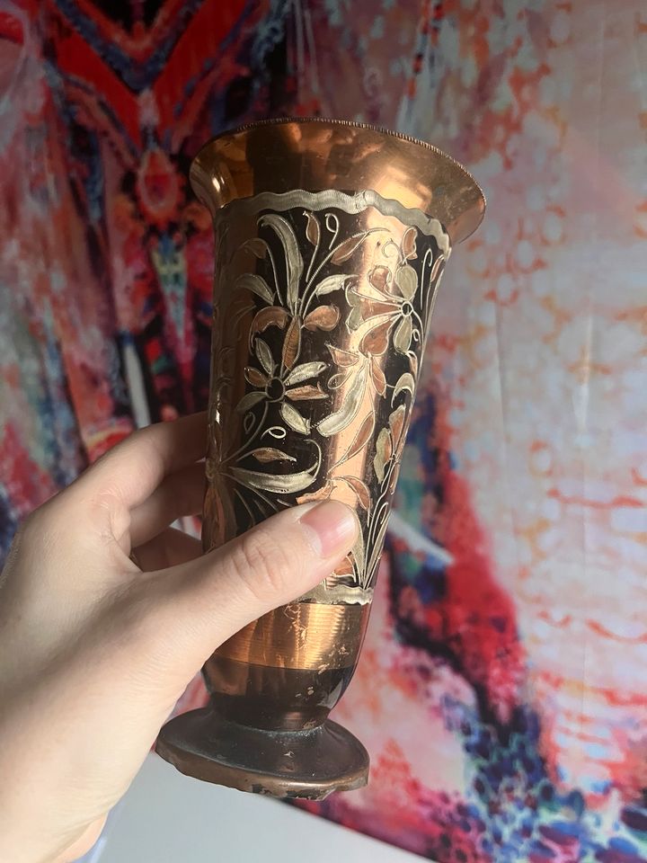 Antik Gefäß Vase aus Kupfer in Hamburg