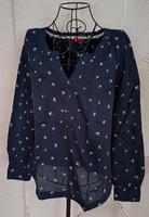 edc by Esprit Damen Bluse Gr. L dunkelblau weiße Vögel Thüringen - Bad Sulza Vorschau