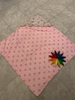 Handmade Kapuzenhandtuch rosa pink Lama 90x90 XXL Sachsen - Großharthau-Seeligstadt Vorschau