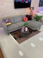 Ecksofa Liva - Feincord Taupe - 226x155 cm Nordrhein-Westfalen - Bocholt Vorschau