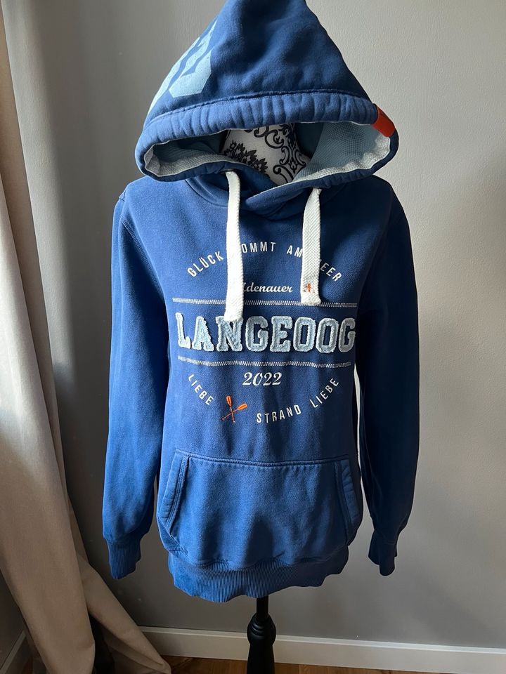 Adenauer Hoodie Gr. S Langeoog Heimathafen 2022 Marke neuw. in Pritzwalk