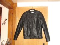 Bikerjacke von Jack & Jones, schwarz, Lederoptik, Gr. M Niedersachsen - Bad Harzburg Vorschau