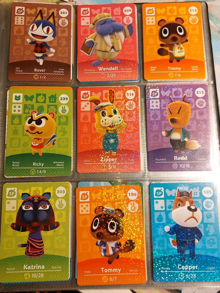Nintendo Animal Crossing Amiibo Karten Original Switch 3DS in Neuendettelsau