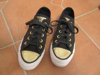 CONVERSE Chucks All Star schwarz/gold Gr. 36,5 fast wie neu! Bayern - Peißenberg Vorschau