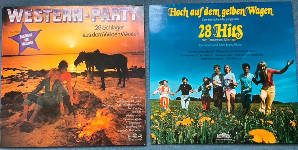 2 x 28 Hits/Schlager zum Tanzen und Mitsingen - LP/Vinyl,sehr gut in Liederbach