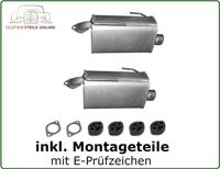 Endschalldämpfer für Subaru Forester SH 2.0 / 2.5 / 2.0 D Auspuff Nürnberg (Mittelfr) - Mitte Vorschau