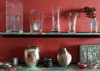 Verschiedene Glasvasen versilberte Vase, Metallvase Berlin - Neukölln Vorschau