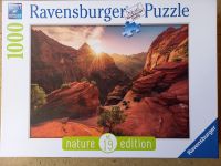 1000 Teile Puzzle von Ravensburger Zion Canyon, USA Kr. München - Höhenkirchen-Siegertsbrunn Vorschau
