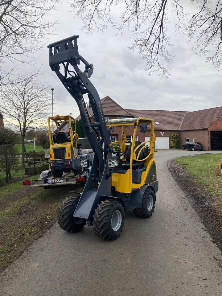 Eurotrac W11 Hoflader Kipplast 850kg  Kubota  Radlader Hoftrac in Heemsen