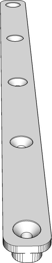 2x 280mm Schiene für metabo TS 254 Tischkreissäge, Schiebeschlitt in Glücksburg