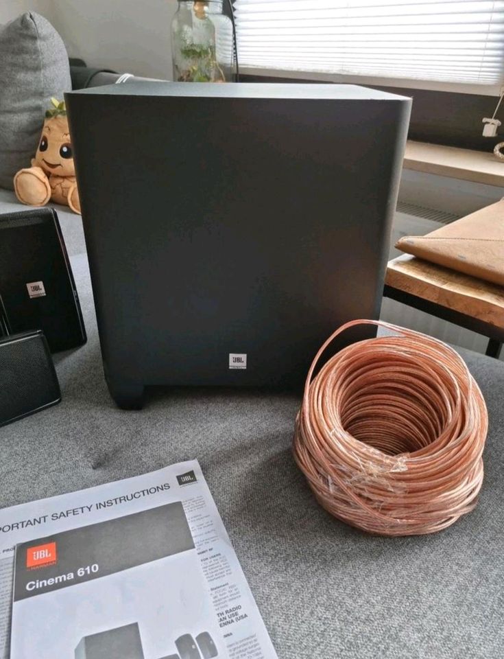 JBL Cinema 610 Lautsprechersystem 5.1 + Lautsprecher Kabel Anlage in Kobern-Gondorf