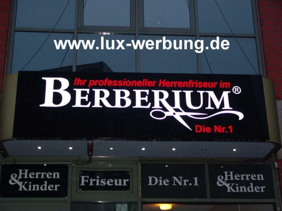 3D LED Außenwerbung Leuchtreklame Leuchtwerbung Lichtreklame in Berlin