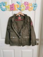 Jacke Parka Übergangsjacke Anorak Khaki 128 mantel Sachsen-Anhalt - Halle Vorschau