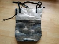 Fredsbruder Shopper, Leder/Canvas, grau-schwarz, top Zustand Hessen - Borken Vorschau