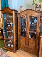 2 Antik Vitrine Historismus Biedermeier Gründerzeit Schublade Hessen - Rüsselsheim Vorschau