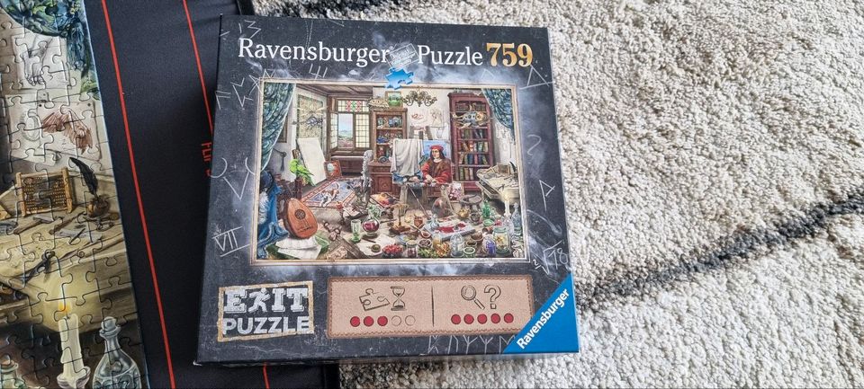 Exit Puzzle-Das Künstleratelier Ravensburger TAUSCH Rätsel Spiel in Kronach