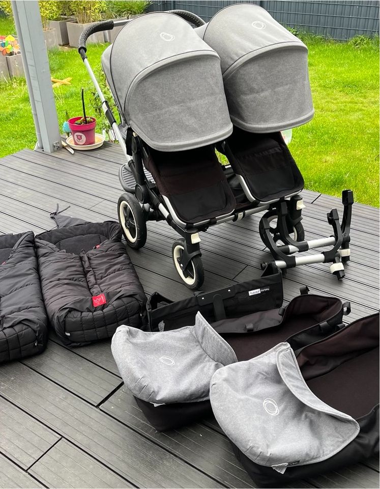 Bugaboo Donkey Zwillingswagen Kinderwagen Komplettpaket in Kempen