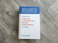 Buch "Einführung in die Allgem. Betriebswirtschaftslehre" G. Wöhe Niedersachsen - Fredenbeck Vorschau