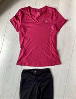 Sportoutfit T-Shirt Adidas S und Hose H&M XS schwarz pink Hemelingen - Hastedt Vorschau