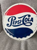 Pepsi Cola Email Schild, rund  40 cm Frankfurt am Main - Preungesheim Vorschau