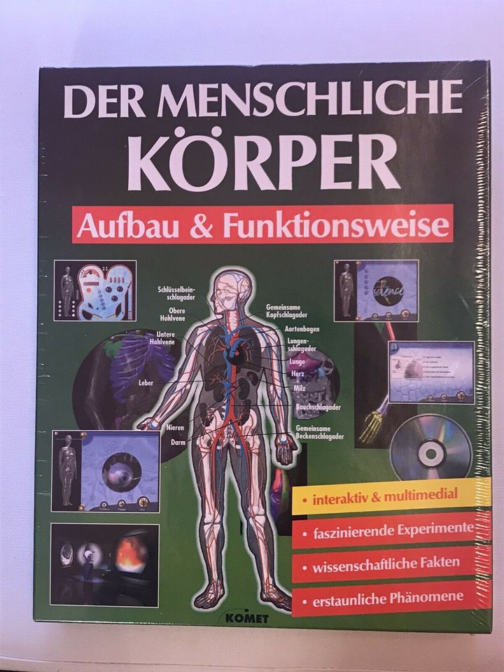 Der Menschliche Körper Aufbau & Funktionsweise CD-Rom, OVP in Hannover