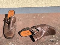 Schuhe, Pantolette, Marco Tozzi Gr. 40, Leder Hessen - Lich Vorschau