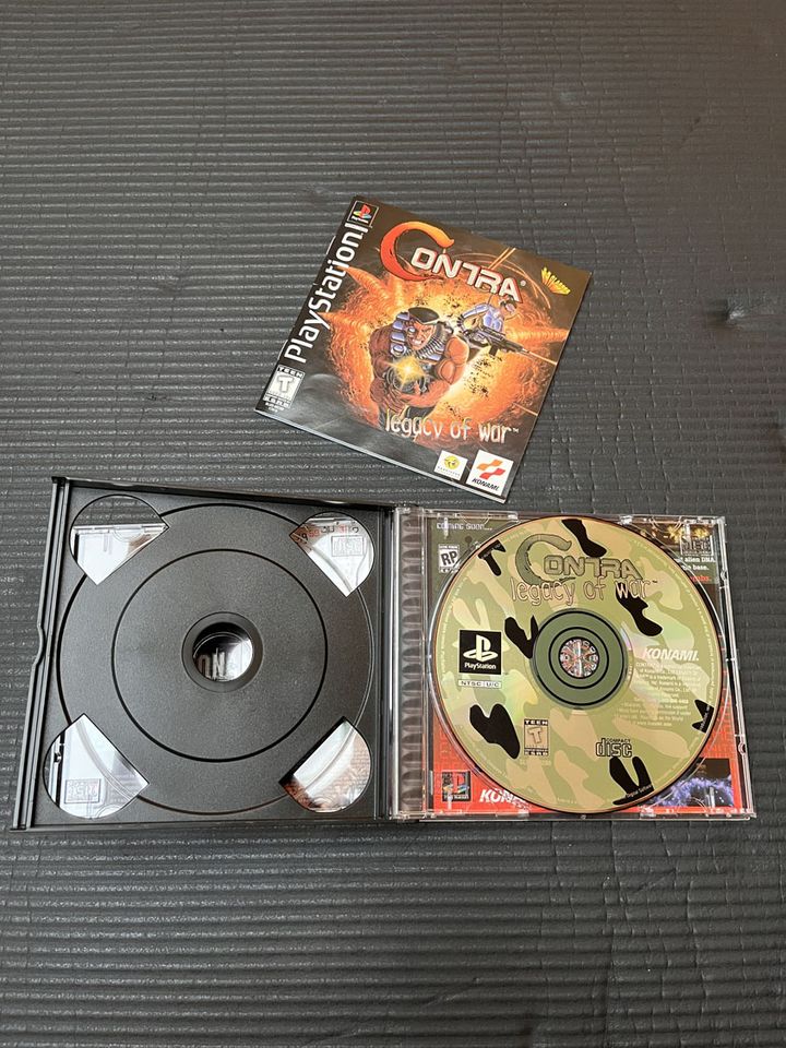 Playstation 1 Contra legacy of war Big Box US-NTSC in Krefeld