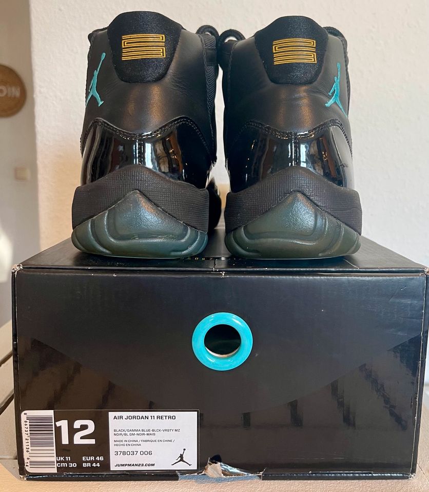 Nike Air Jordan 11 Retro „Gamma Blue“ in US 12 / EUR 46 in Pönitz