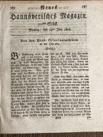 24.6.1805 Hannoverisches Magazin , Deichbau Oberelbe, Berberitze Bielefeld - Brackwede Vorschau