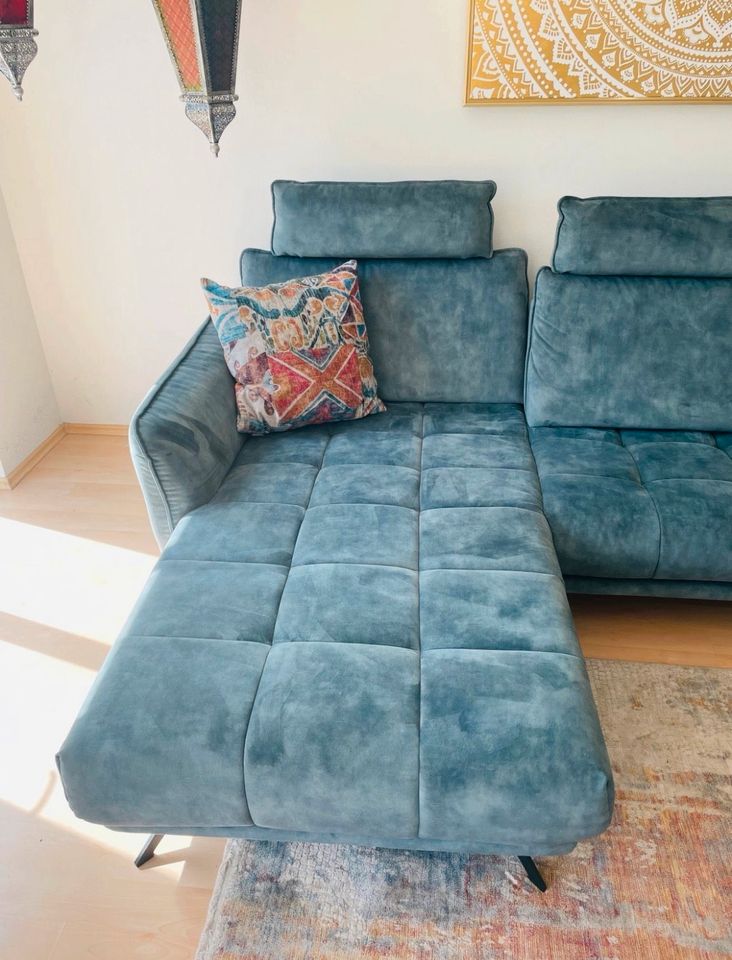 Exklusive Eckcouch Sofa *Opal* | verstellbare Sitztiefe | 290x180 in Gaimersheim