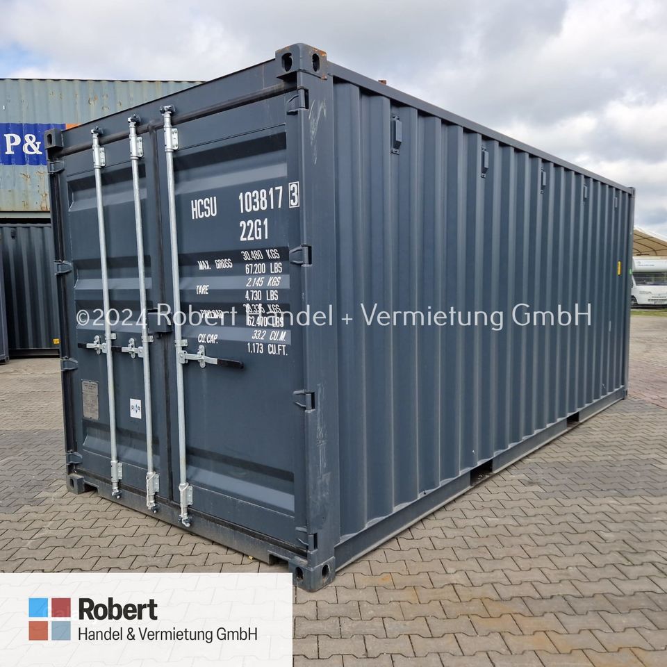 NEU 20 Fuß Lagercontainer, Seecontainer, Container; Baucontainer, Materialcontainer in Rendsburg