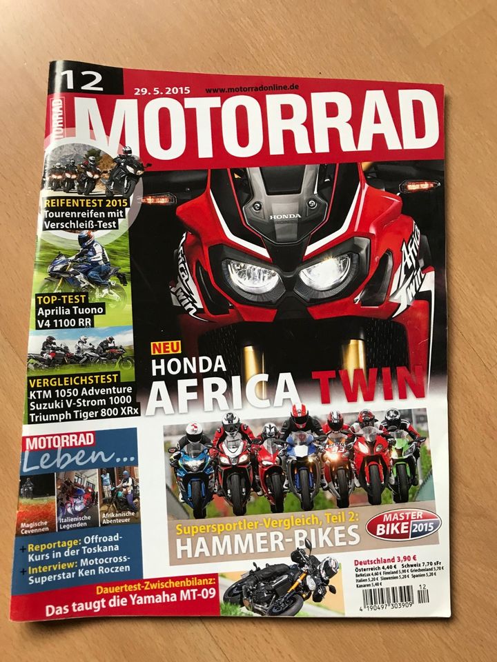Zeitschriften Motorrad 7 Stück Zeitungen in Wöllstein