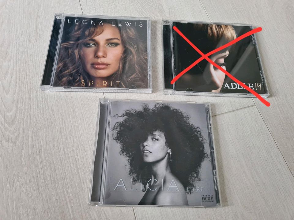 CDs Alicia Keys, Leona Lewis in Wiesbaden
