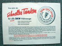 DKW AUTO UNION SCHNELLASTER Schnelles Tanken 1954 PROSPEKT Bayern - Naila Vorschau