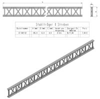 Modellbau Stahlträger ST-002-02 (4 Stück) Bayern - Haldenwang i. Allgäu Vorschau