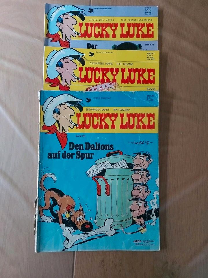 7x Lucky Luke in Breuberg