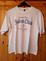 süsses T-Shirt von H&M cremeweiss/blau gr. s neuwertig Baden-Württemberg - Weinstadt Vorschau