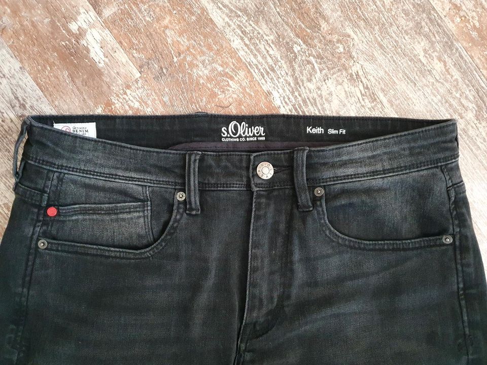 Jeans * S.Oliver * Keith Slim Fit * 32/ 34 * schwarz in Neuenkirchen bei Greifswald