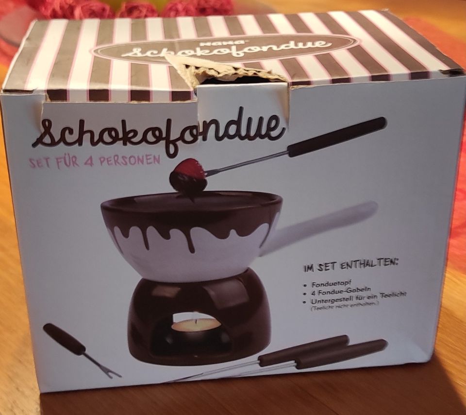 Schoko Fondue  für 4 Personen (Neuwertig) in Düsseldorf