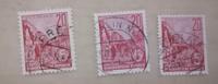 3 DDR-Briefmarken 20 Pfennig Motiv Stalinallee Bayern - Kirchham Vorschau