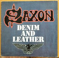 SAXON - Denim and Leather Vinyl Heavy Metal Schallplatte Niedersachsen - Bad Harzburg Vorschau