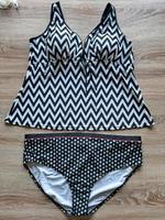 Tankini - Gr. 52 - blue motion - schwarz/weiß - gemustert Bayern - Kümmersbruck Vorschau